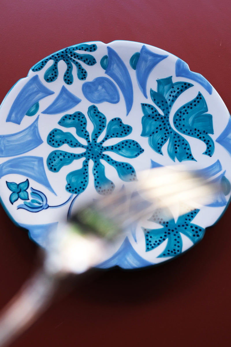 Vaisselle - Bon Appétit Baby Blue & Green Plate