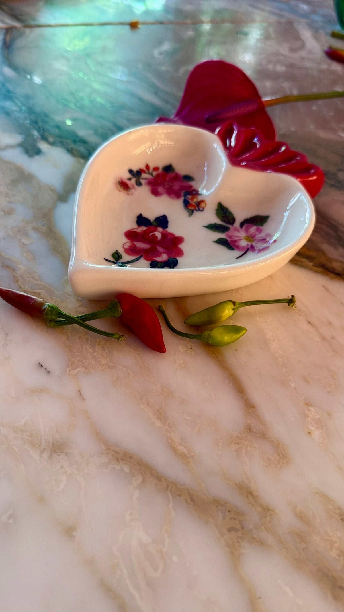 Bitossi - Svuotatasche Cuore Bianco
